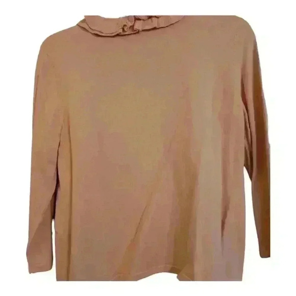 Charter Club pink Ruffel Open Front Sweater Small S - Picture 2 of 6